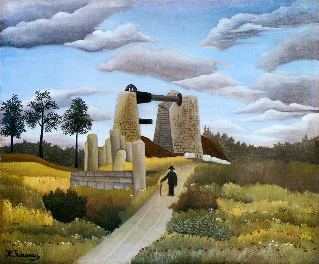 Henri Rousseau The Quarry 1896-1897 Fine Art Print