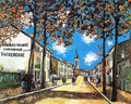 Maurice Utrillo The Quartier Saint-Romain at Anse, Rhone 1925 Fine Art Print