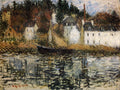 Gustave Loiseau The Quay at Pont Aven 1923 Fine Art Print