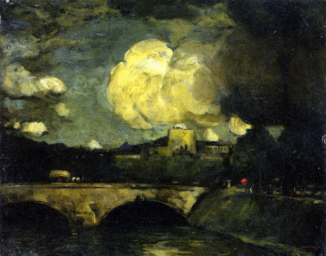 Robert Henri The Rain Clouds (Paris) 1902 Fine Art Print