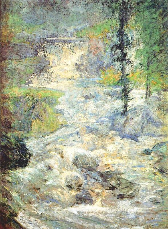 John Henry Twachtman The Rainbow`s Source 1900 Fine Art Print