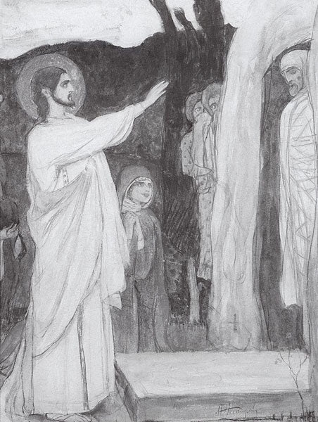 Mikhail Nesterov The Raising of Lazarus 1899 Fine Art Print
