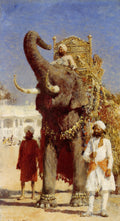 Edwin Lord Weeks The Rajahs Elephant 1885 Fine Art Print
