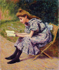 Federico Zandomeneghi The Reader 1890 Fine Art Print