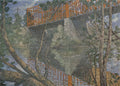 Julian Alden Weir The Red Bridge 1890 Fine Art Print
