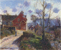 Gustave Loiseau The red painted house 1910 Fine Art Print