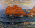 Maxime Maufra The Red Rocks at Belle Ile 1900 Fine Art Print