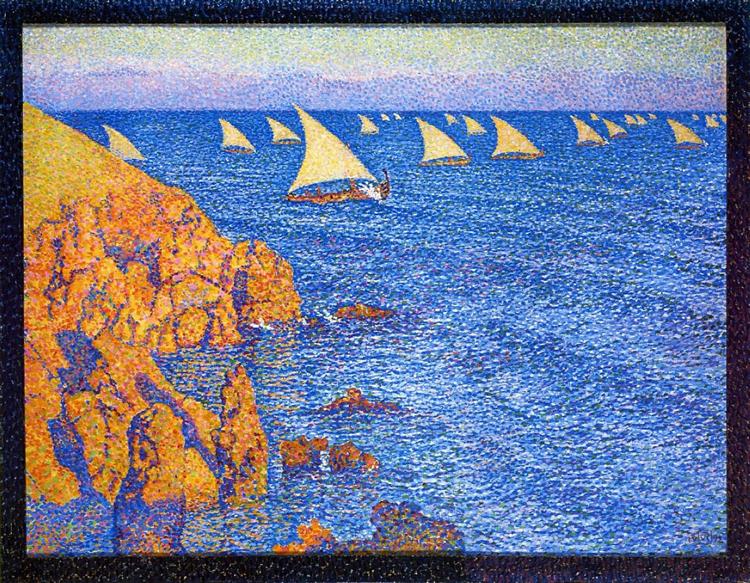 Theo van Rysselberghe The Regatta 1892 Fine Art Print