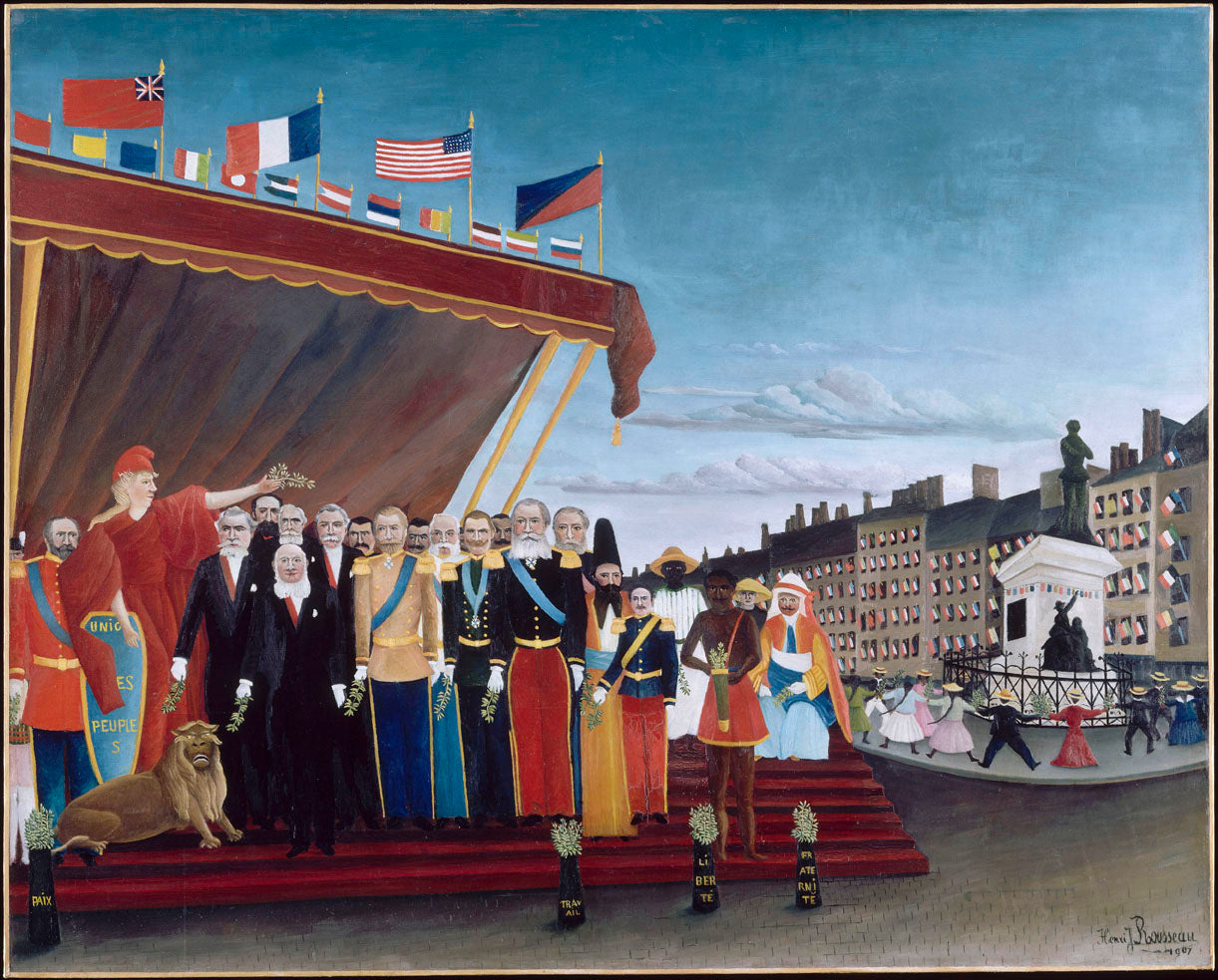 Henri Rousseau The Representatives of Foreign Powers Coming to Salute the Republic as a Sign of Peace 1907 Fine Art Print
