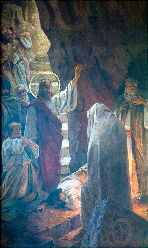 Wilhelm Kotarbinski The Resurrection of Lazarus 1900 Fine Art Print