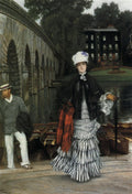 James Tissot The Return from the Boating Trip 1873 Fine Art Print
