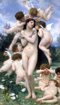 William-Adolphe Bouguereau The Return of Spring 1886 Fine Art Print
