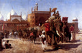 Edwin Lord Weeks The Return Of The Imperial Court From The Great Nosque At Delhi, In The Reign Of Shah Jehan 1886 Fine Art Print