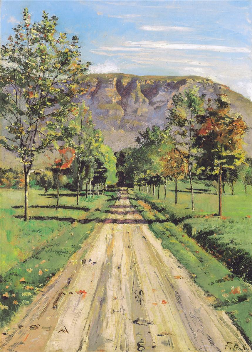 Ferdinand Hodler The road to a particular interest 1890 Fine Art Print