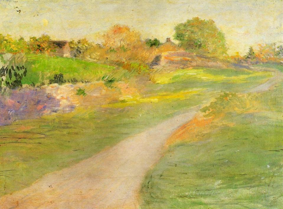 Julian Alden Weir The Road to Nowhere 1889 Fine Art Print