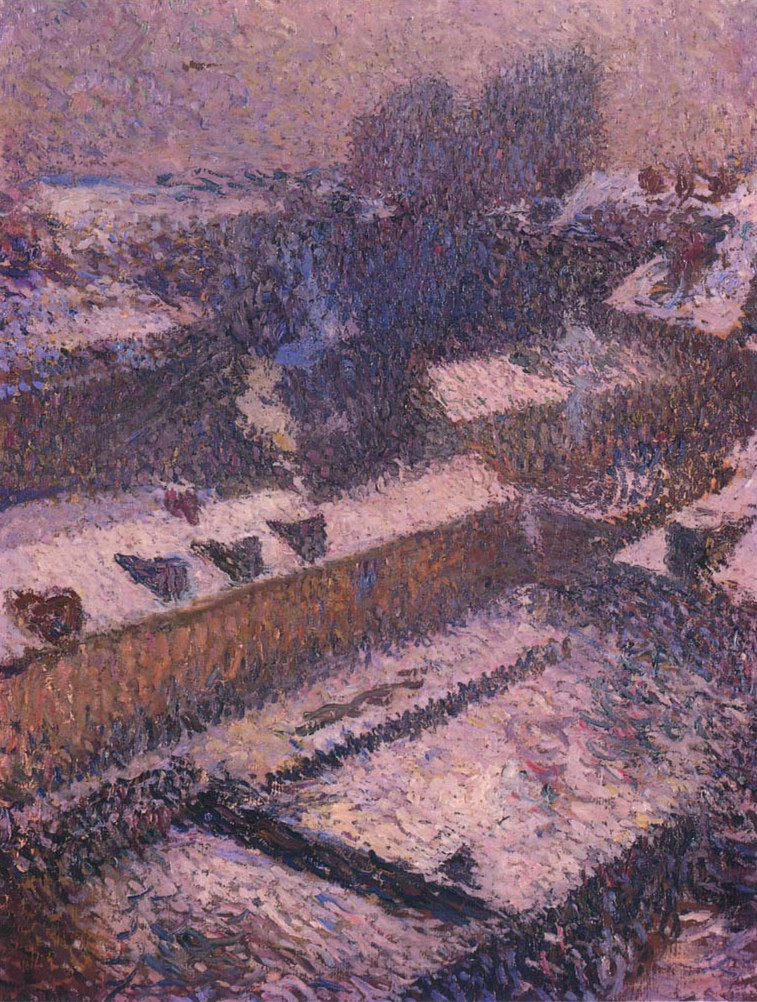 Henri Martin The Roofs of Paris in Snow 1895 Fine Art Print