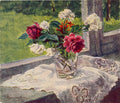 Pyotr Konchalovsky The Roses by the Window 1953 Fine Art Print