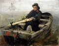 James Ensor The Rower 1883 Fine Art Print