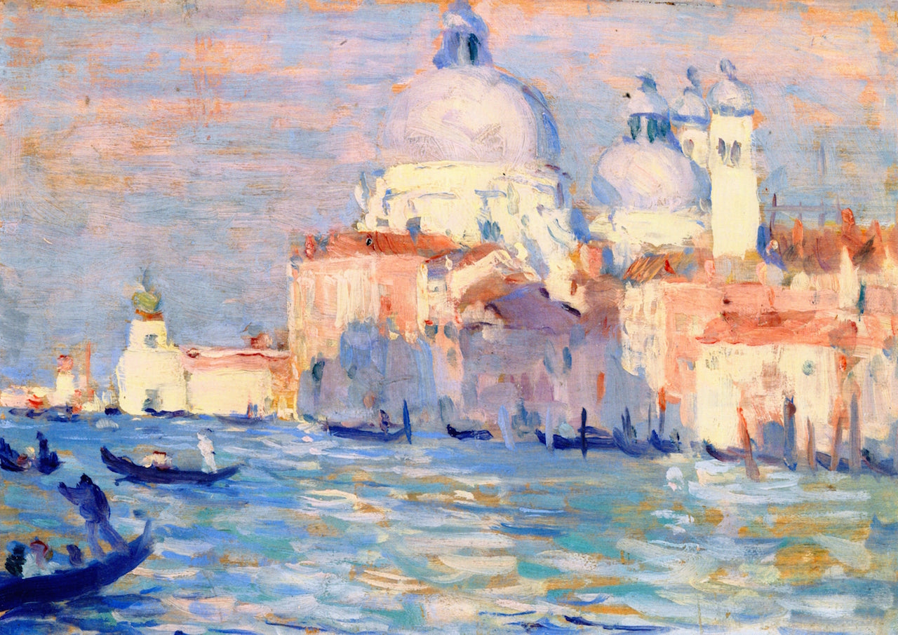 Clarence Gagnon The Salute, Venice 1911 Fine Art Print