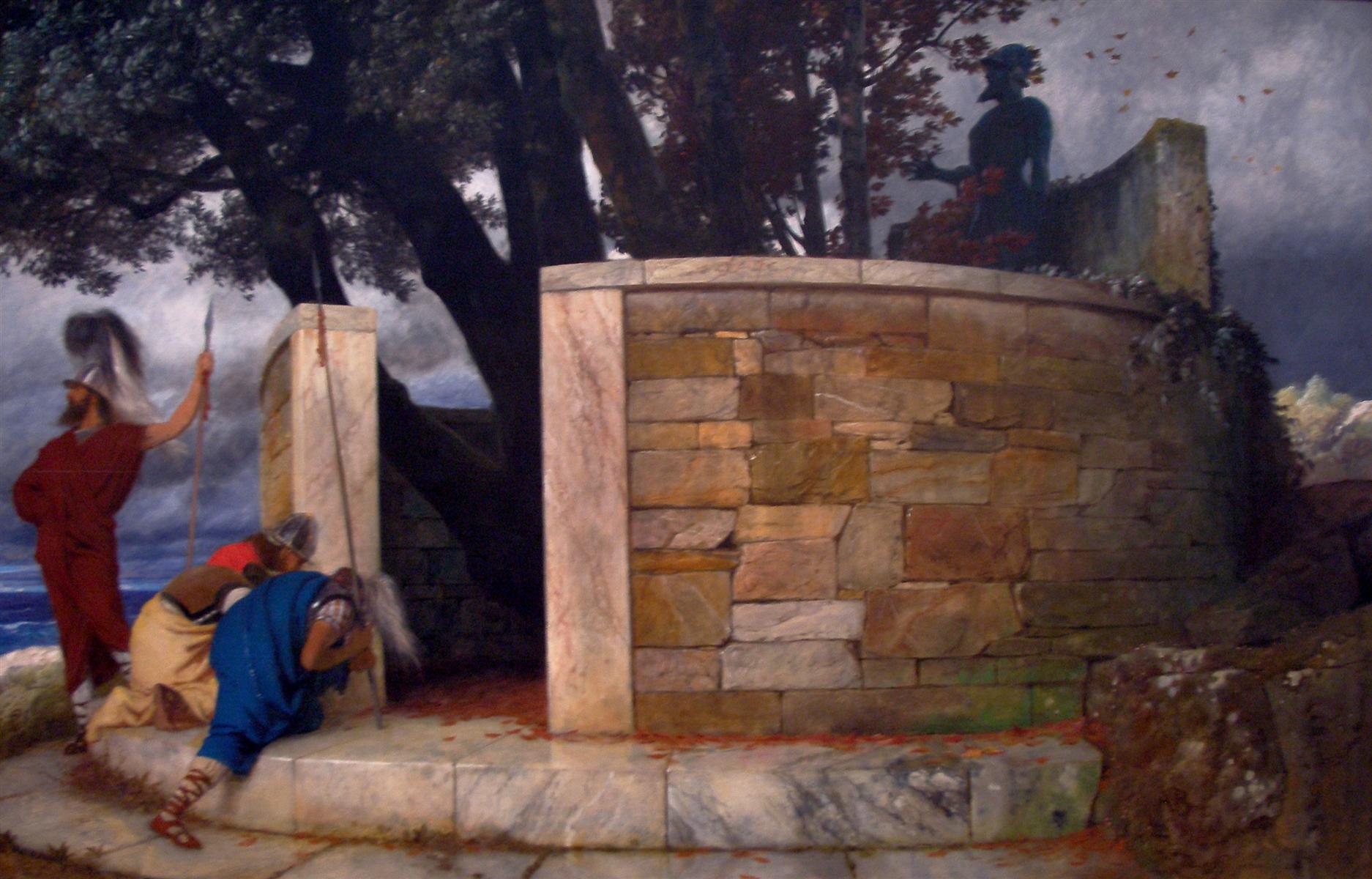 Arnold Böcklin The Sanctuary of Hercules 1884 Fine Art Print
