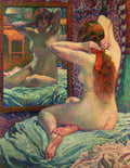 Theo van Rysselberghe The Scarlet Ribbon 1906 Fine Art Print
