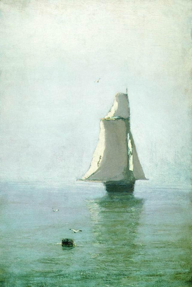 Arkhyp Kuindzhi The Sea with a Sailing Ship 1890 Fine Art Print