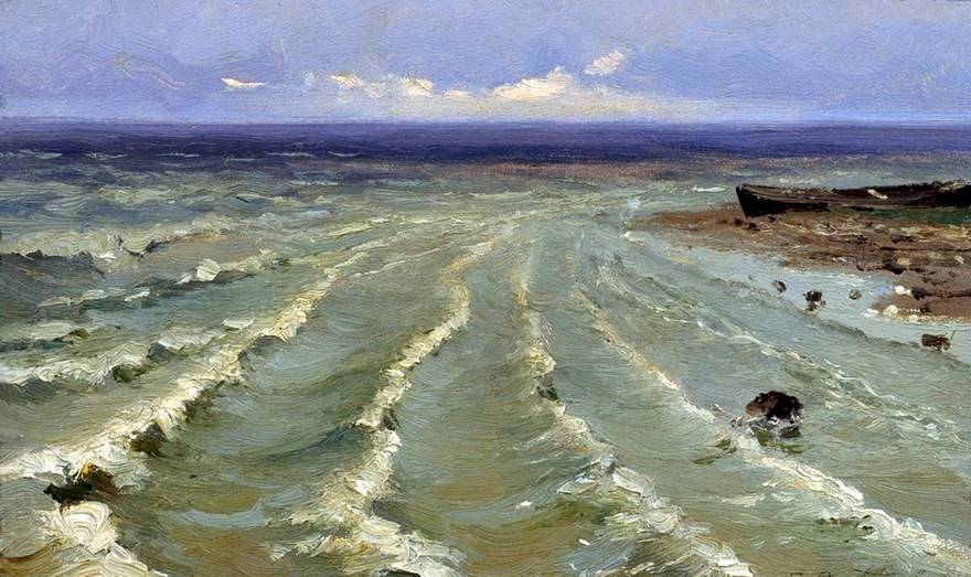 Efim Volkov The Sea 1895 Fine Art Print