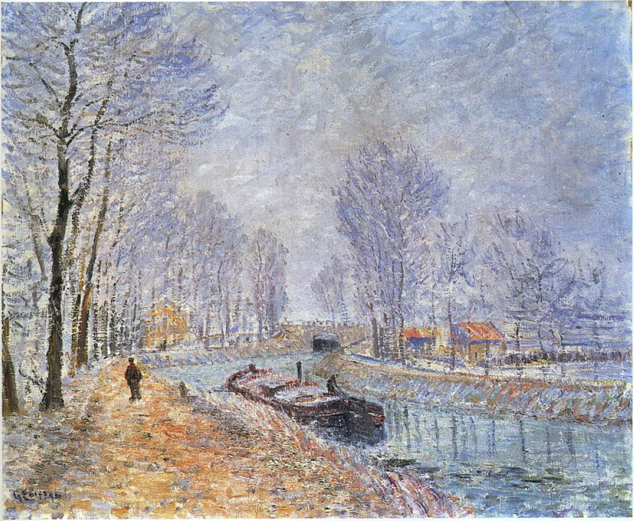 Gustave Loiseau The Seine at Pontoise 1900 Fine Art Print