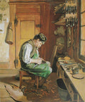 Ferdinand Hodler The shoemaker 1878 Fine Art Print