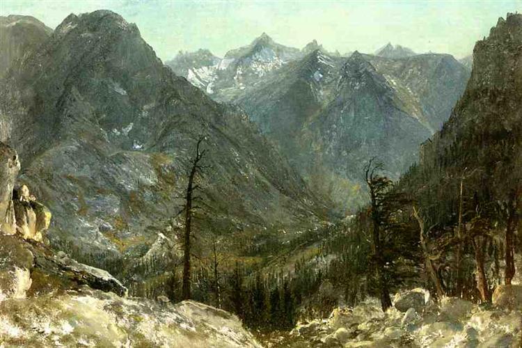Albert Bierstadt The Sierra Nevadas 1868 Fine Art Print
