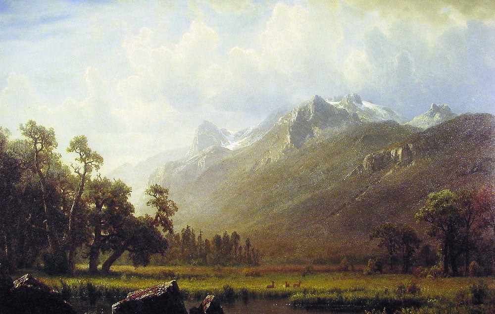 Albert Bierstadt The Sierras near Lake Tahoe 1865 Fine Art Print