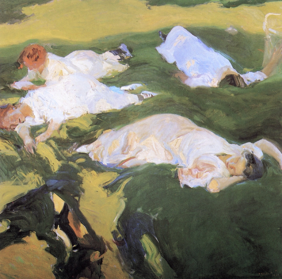Joaquín Sorolla The Siesta 1912 Fine Art Print