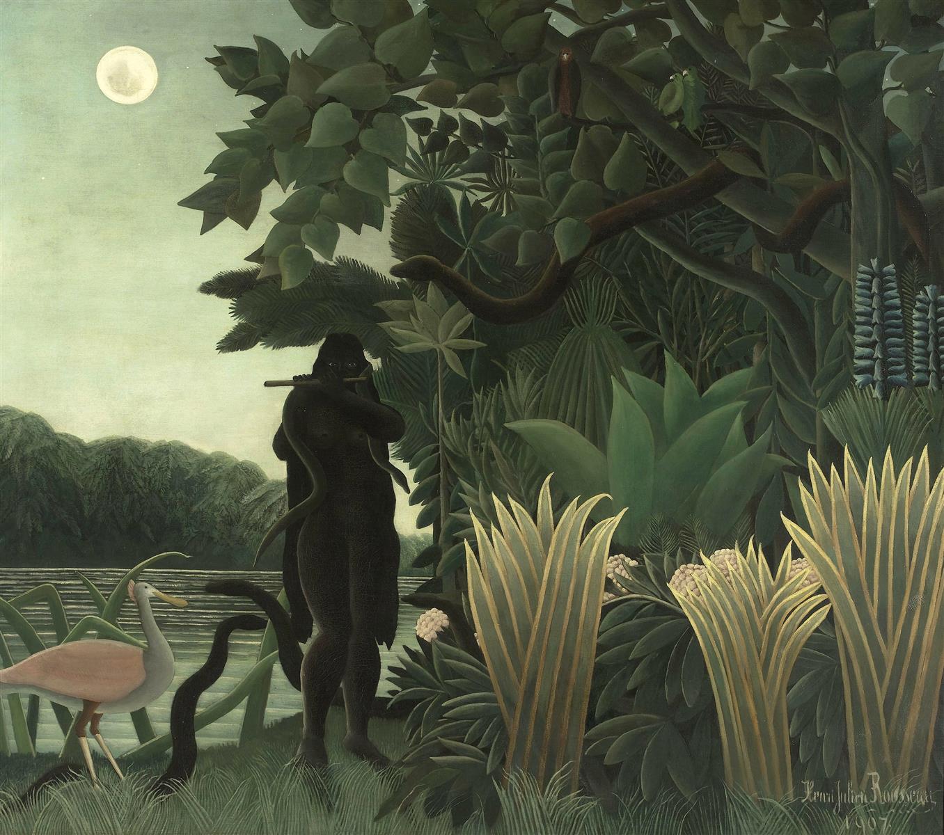 Henri Rousseau The Snake Charmer 1907 Fine Art Print