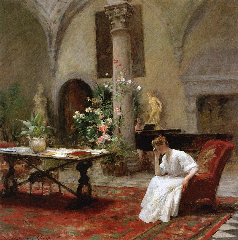 William Merritt Chase The Song 1907 Fine Art Print