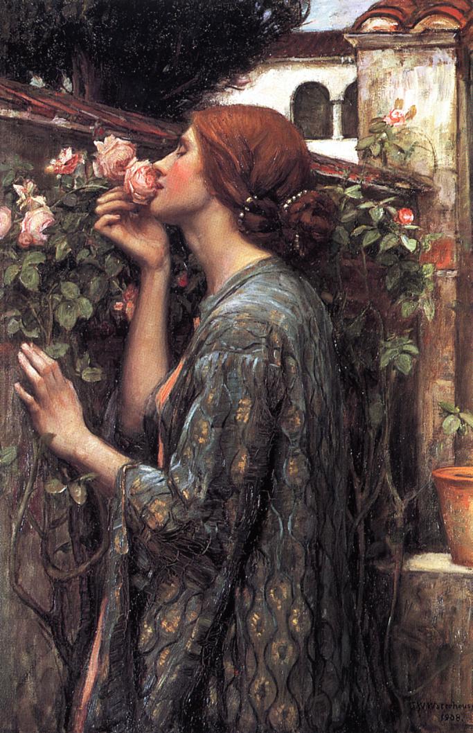 John William Waterhouse The Soul of the Rose 1908 Fine Art Print
