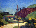 Paul Serusier The Stagecoach Road in the Country with a Cart 1903 Fine Art Print