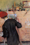 Carl Larsson The Still Life Painter 1886 Fine Art Print