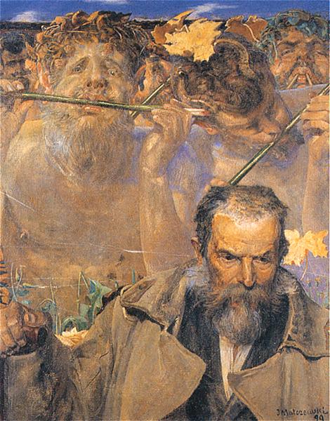 Jacek Malczewski The Story of a Song (Portrait of Adam Asnyk) 1899 Fine Art Print