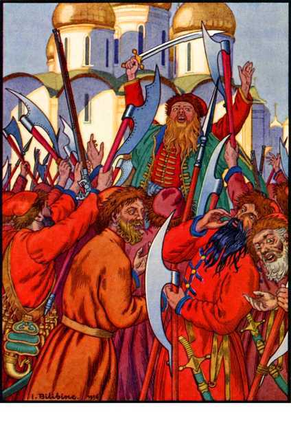 Ivan Bilibin The Streltsy Uprising 1936 Fine Art Print