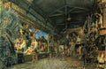 Rudolf von Alt The Studio before the Auction 1855 Fine Art Print
