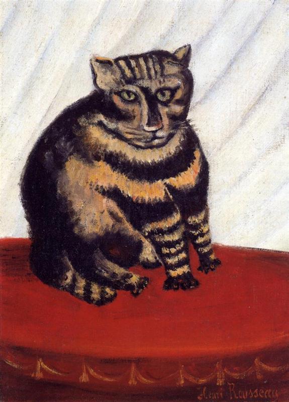Henri Rousseau The Tabby 1910 Fine Art Print