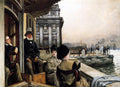 James Tissot The Terrace of the Trafalgar Tavern, Greenwich, London 1878 Fine Art Print