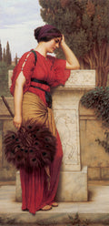 John William Godward The Thoughtful One 1913 Fine Art Print