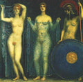 Franz Stuck The Three Goddesses Hera, Aphrodite, Athena 1923 Fine Art Print