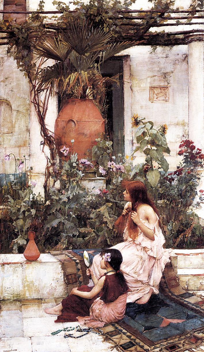 John William Waterhouse The Toilet 1889 Fine Art Print