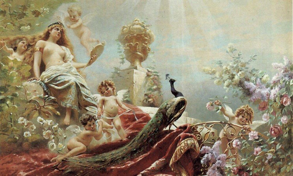 Konstantin Makovsky The Toilet of Venus 1910 Fine Art Print