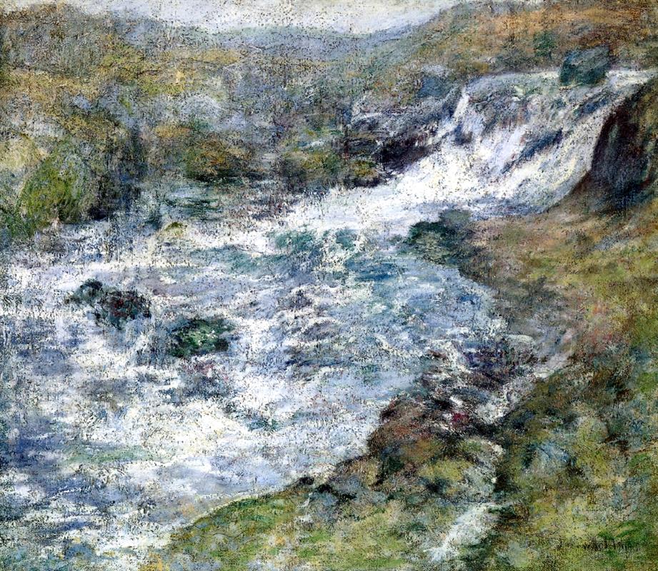 John Henry Twachtman The Torrent 1900 Fine Art Print