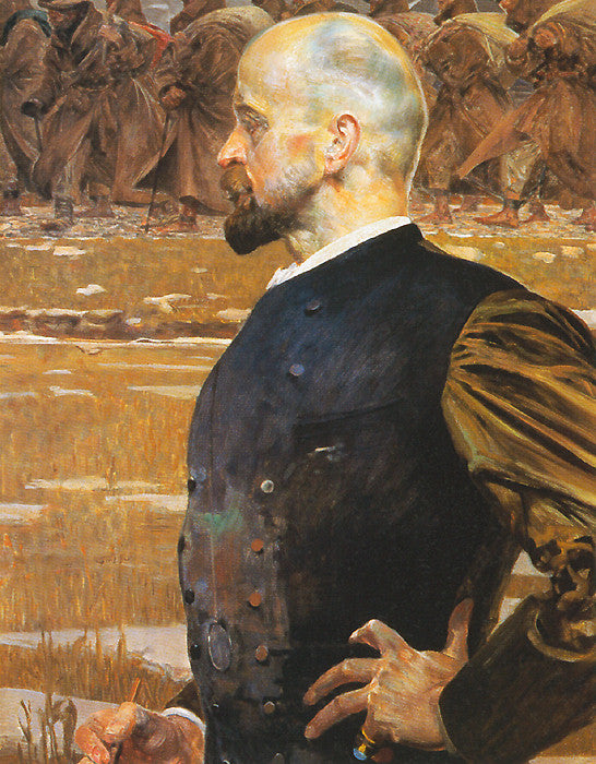 Jacek Malczewski The Tribute Money (triptych) Right 1908 Fine Art Print