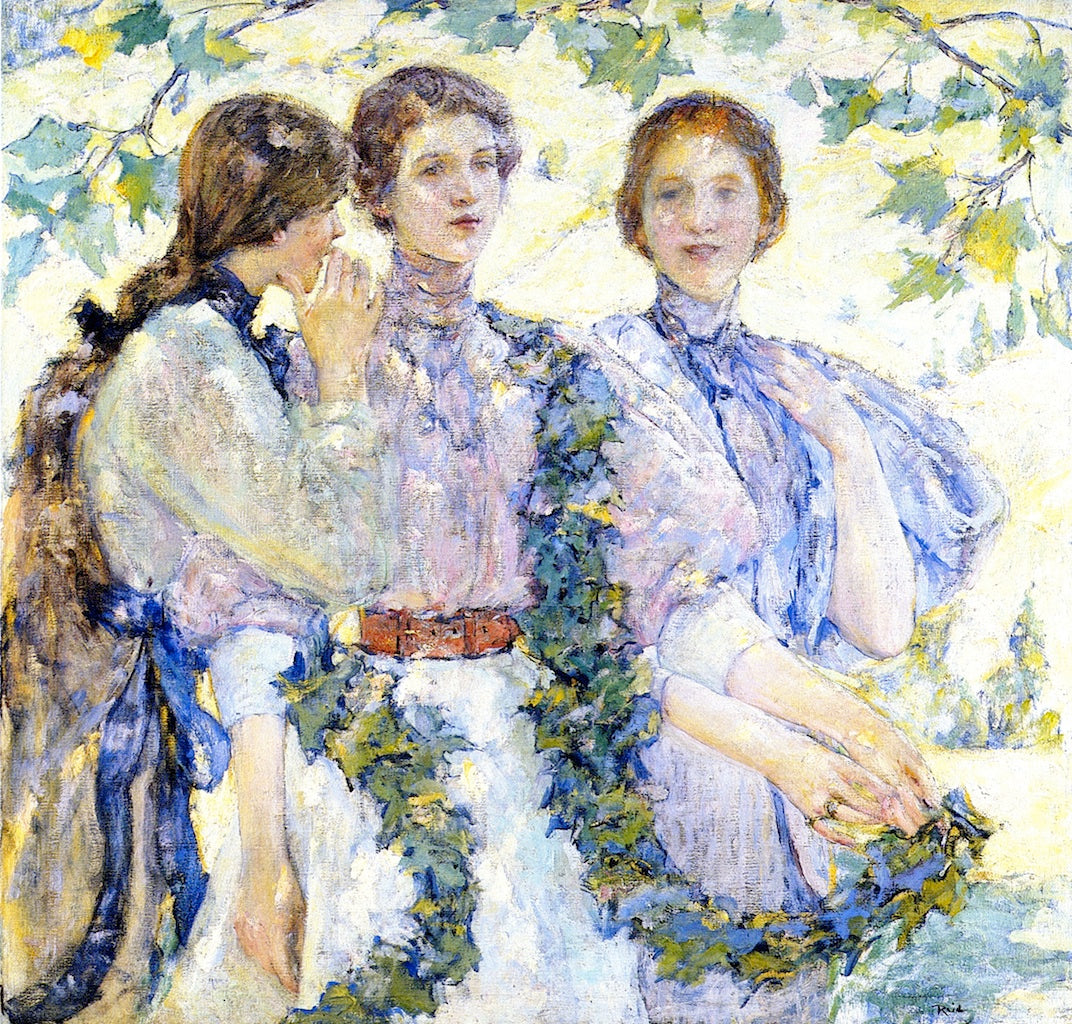 Robert Lewis Reid The Trio 1898 Fine Art Print