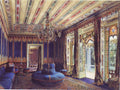Rudolf von Alt The Turkish Salon, Villa Hügel, Hietzing, Vienna 1877 Fine Art Print
